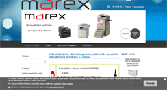 Desktop Screenshot of marex.cz