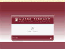 Tablet Screenshot of marex.pl